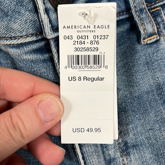 American Eagle super stretch size 8 regular jeans! NWT, never worn - Picture 4 of 4